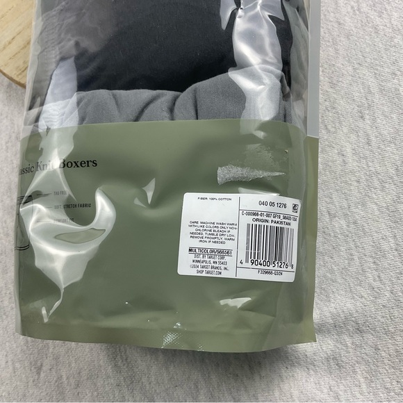 GOODFELLOW & CO BIG AND TALL MEN’S CLASSIC KNIT BOXERS 4 PACK SIZE: XXL TAG-FREE - Picture 5 of 7